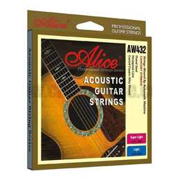 Alice Steel Acoustic Guitar Strings 11-52