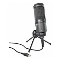 Audio-Technica AT2020USB+ Condenser USB Microphone with Headphone Monitoring