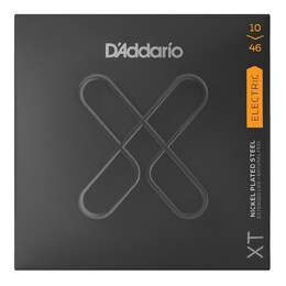 D'Addario XTE1046 XT Coated Nickel Plated Electric Guitar Strings 10-46