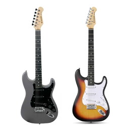 Donner DST-80 Electric Guitar with Mini Amplifier and Accessories