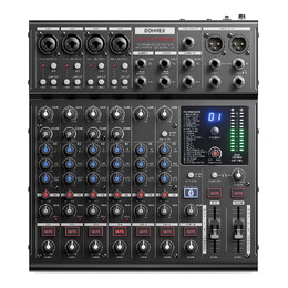 Donner DAM1000 10 Channel Mixer - 4 Mic Preamps - USB Audio Interface