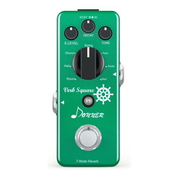Donner Verb Square 7 Mode Reverb Guitar Effects Pedal