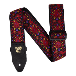 Ernie Ball 5369 Jacquard Guitar Strap - Crimson Royal Bloom