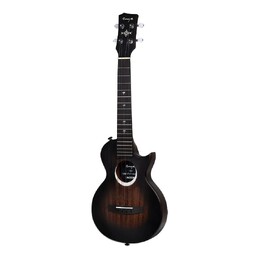 Enya Taimane Moon Tenor 5-String Ukulele with AcousticPlus Pickup - Black