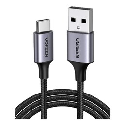 UGREEN 45071 USB-A to USB-C Braided Fast Charging Cable - 1m