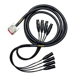 Mogami Gold AES DB25 to XLR Digital Cable - Yamaha wiring - 10ft