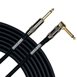 Mogami Platinum Series Straight to Right Angle Guitar Cable - 12ft