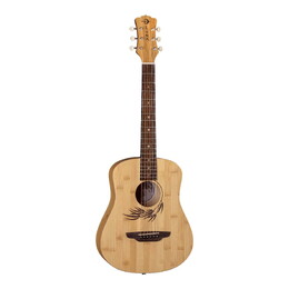 Luna Safari Bamboo Travel Guitar - Satin Natural