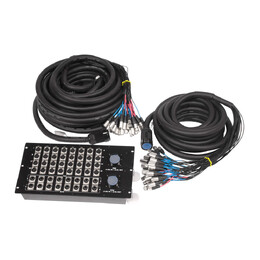 48 Channel - 32IN 16OUT - Multi-pin Stage Box w/ 30m Monitor Split - 40m