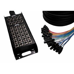 32 Channel Multicore Cable w Stage Box + Multipin Connector - 30m