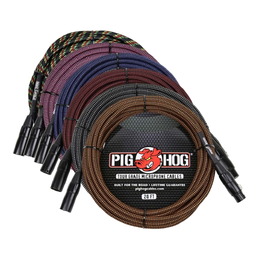 Pig Hog Vintage Series Woven XLR Microphone Cable - 20ft