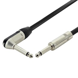 Stage Series Guitar Lead - Single Right-Angle Jack - 40cm