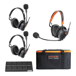 Saramonic WiTalk9X 3D 3-Person Dual-Ear Wireless Intercom Headset System