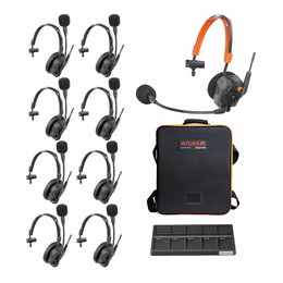Saramonic WiTalk9X 9S 9-Person Single-Ear Wireless Intercom Headset System