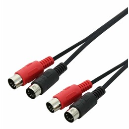SWAMP Dual MIDI Cable - 2 Channel - 10m