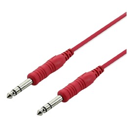 SWAMP 1/4" Slim-Line Patching TRS Cable - RED - 1m