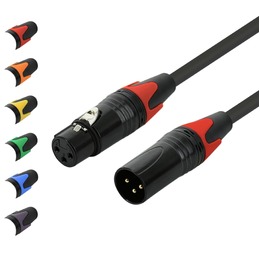 SWAMP Colour Coded Balanced XLR Cable - 1m