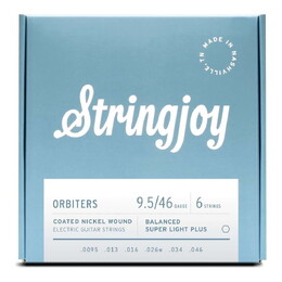 Stringjoy Orbiters Coated Electric Guitar Strings - Super Light Plus - 9.5-46