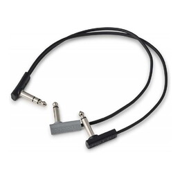RockBoard Flat Y-Splitter Guitar Cable - Black