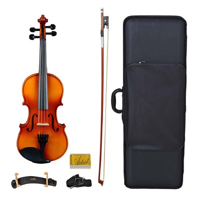 Artist SVN44 Solid Wood Student Violin Package 4/4 - Full Size