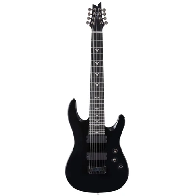 Artist Indominus8 8 String Electric Guitar - Black Chrome Finish
