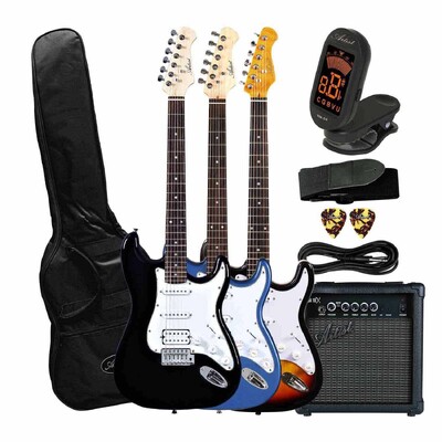 Artist AS1 ST-Style HSS Electric Guitar with 10W Amplifier