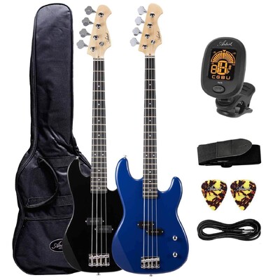 Artist APB P-Style Electric Bass Guitar with Accessories
