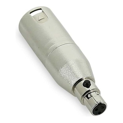 Audio Adapter - XLR male to mini 3 Pin XLR (TA3) female