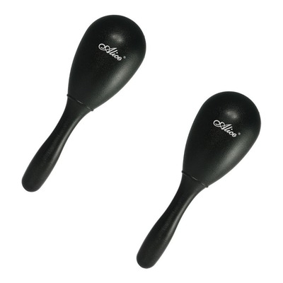 Alice A043SE Pair of Maracas - Black