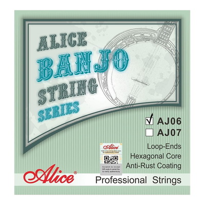 Alice AJ06 85/15 Bronze Banjo Strings - 4-String Set - 9-30