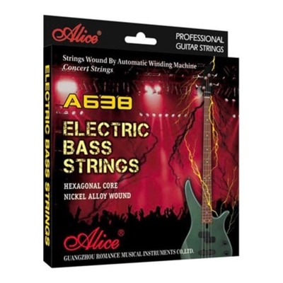 Alice Electric Bass Guitar Strings - Light Gauge 40-95