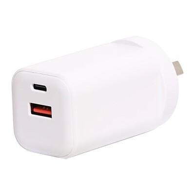 Powertran 45W Dual Output QC3.0 and PD USB Wall Charger