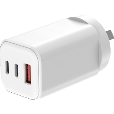 Powertran 3-Port USB-C QC3.0 65W PD Wall Charger