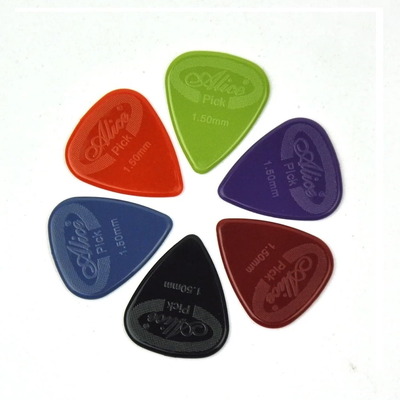 Alice 1.50mm Nylon Guitar Picks - Mix Colour 12 Pack