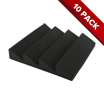 10x Sheets of SWAMP Studio Acoustic Foam Panel - 50mm Wedge