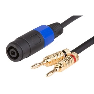 SWAMP Speaker Link Cable - Speaker(f) to Banana, 1m