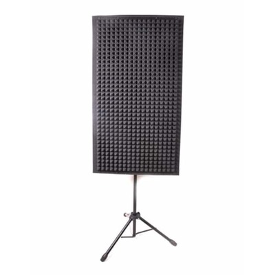 Portable Acoustic Foam Panel Isolation Gobo w/ Stand - 600mm x 1200mm