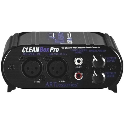 ART CleanBOX Pro 2-Channel Line Level Converter