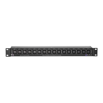 ART P16 16 Channel XLR Balanced Patch Bay - 19" Rack Mountable