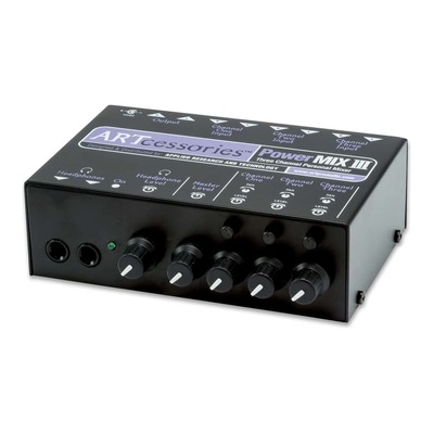 ART PowerMIX III - Three Channel Personal Stereo Audio Mixer