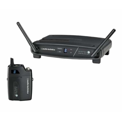 Audio-Technica ATW-1101 Body Pack Wireless System 10 Digital 2.4GHz 
