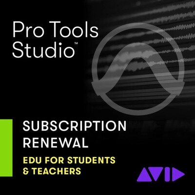 Avid Pro Tools Studio 1-Year Subscription - Student/Teacher - RENEW
