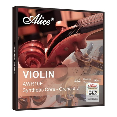 Alice AWR10E 4/4 Violin String Set - Synthetic Core - Orchestra