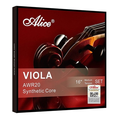 Alice AWR20 16" Viola String Set - Synthetic Core