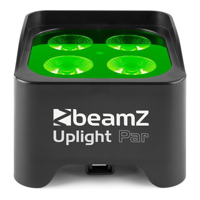 Beamz BBP90 Fanless Battery Powered Uplight Par - 4x4W RGB-UV