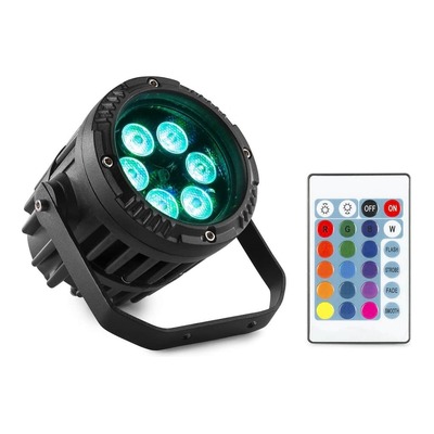 Beamz BWA63 Fanless IP65 LED Parcan - 6x 3W - RGB