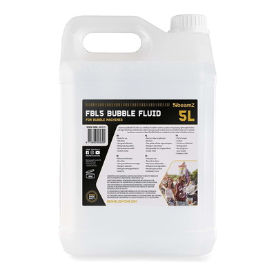 Beamz FBL5 Bubble Machine Fluid - 5 Litre