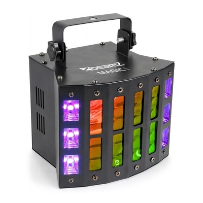 Beamz Magic1 LED Multi-Effects Derby Light with UV and Strobe