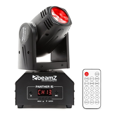 Beamz Panther 15 10W LED Beam Moving Head - RGBW