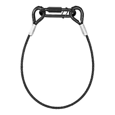 Beamz SAF35 Lighting Truss Safety Cable 35cm x 3mm 30kg Black